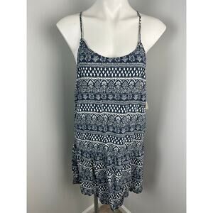 Women's Roxy Boho Patterned Racerback Sundress XL Beach Vacation